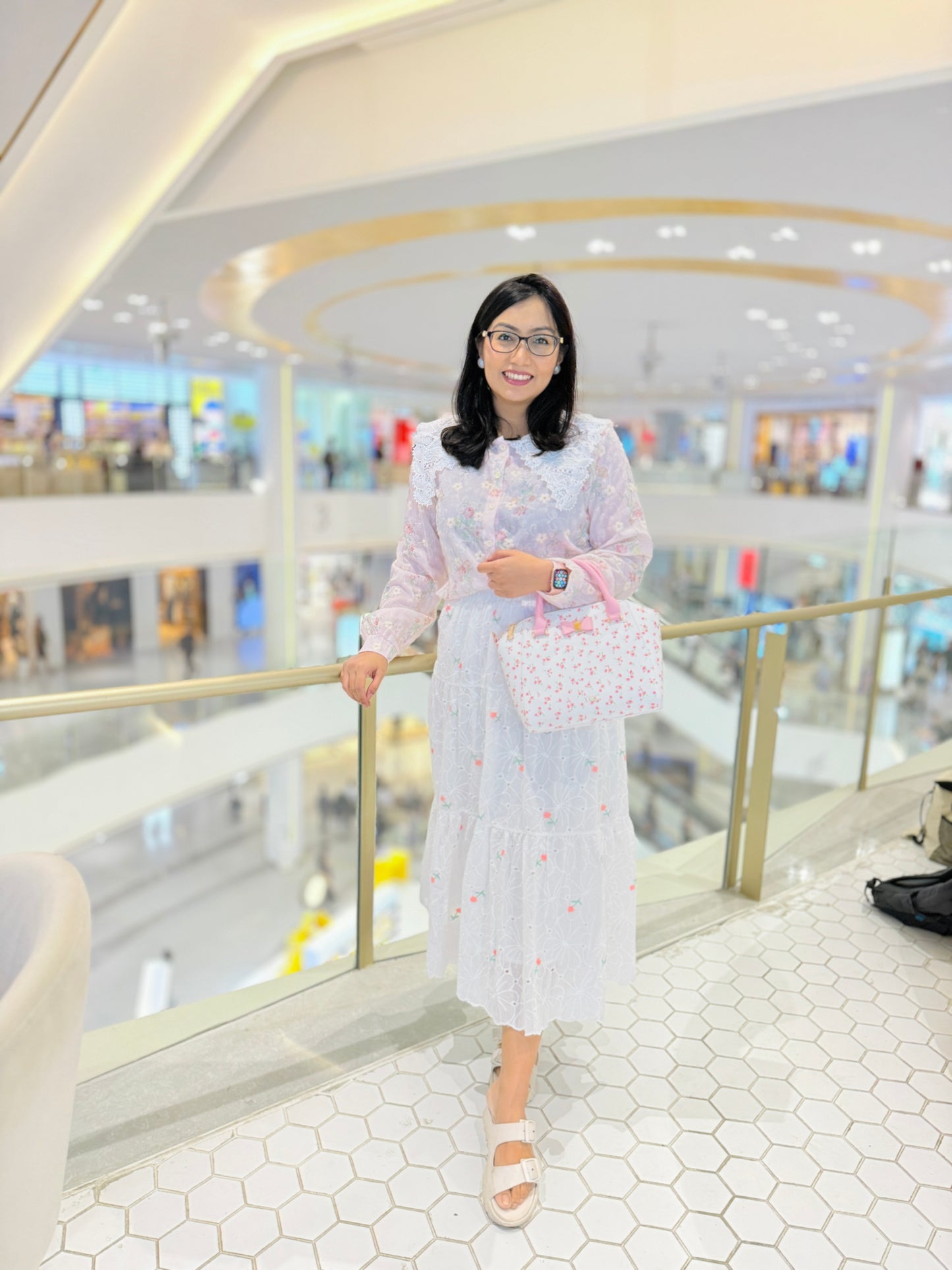 TGC Bow Belle (White-Pink)