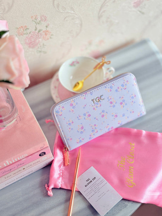 TGC BloomZip Wallet (Purple)