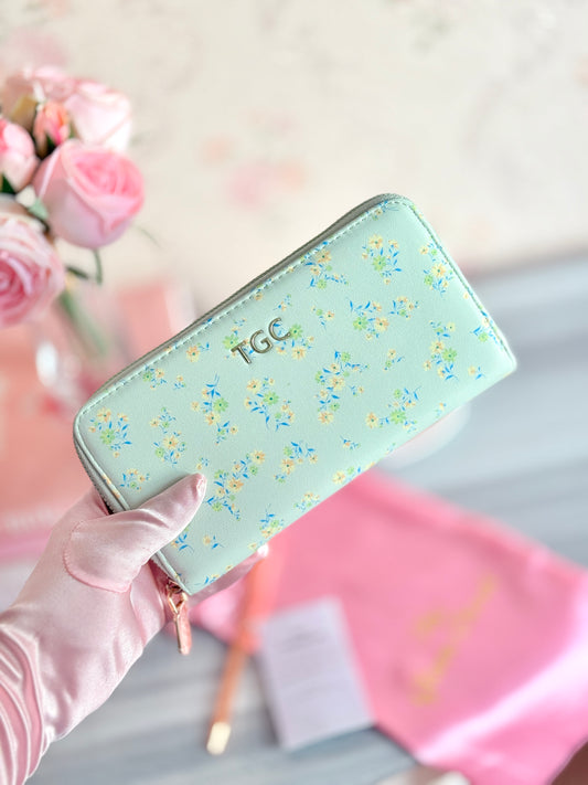 TGC BloomZip Wallet (Mint Green)