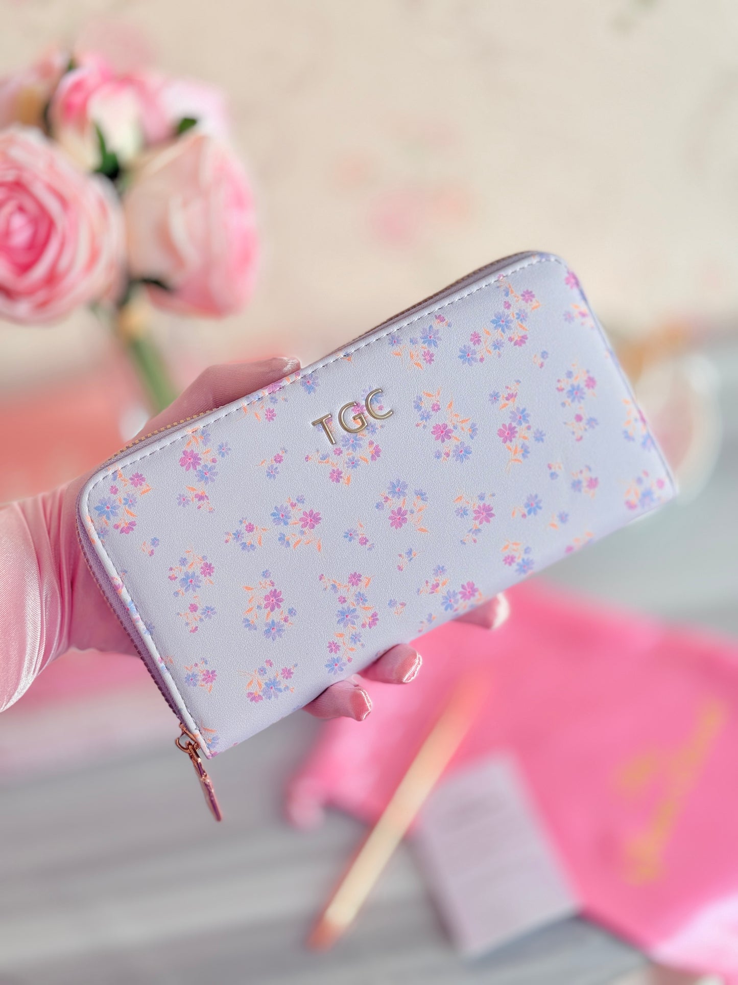 TGC BloomZip Wallet (Purple)