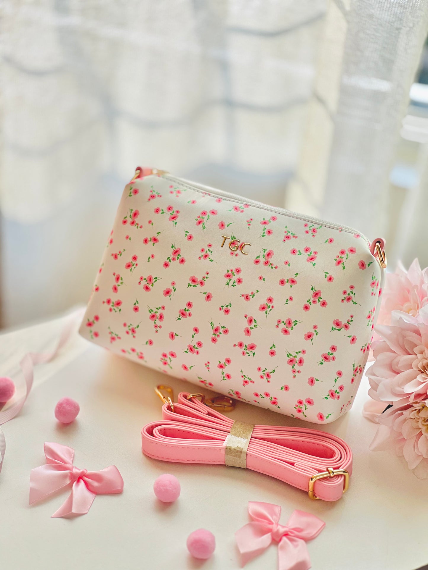 TGC Bowette Sling (White - Pink)