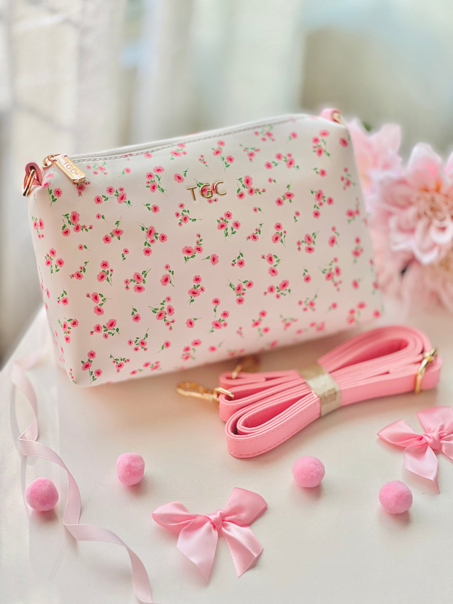 TGC Bowette Sling (White - Pink)