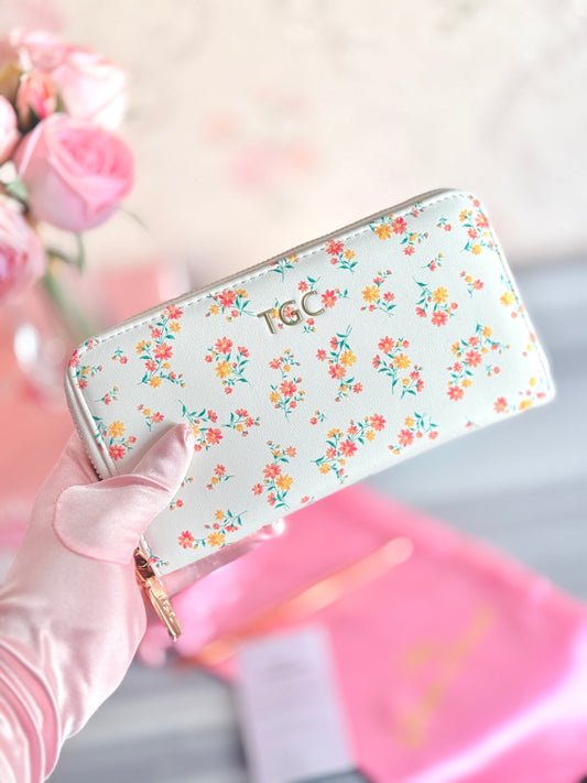 TGC BloomZip Wallet (White)