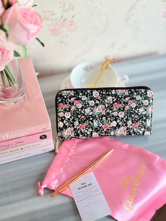 TGC BloomZip Wallet (Black)