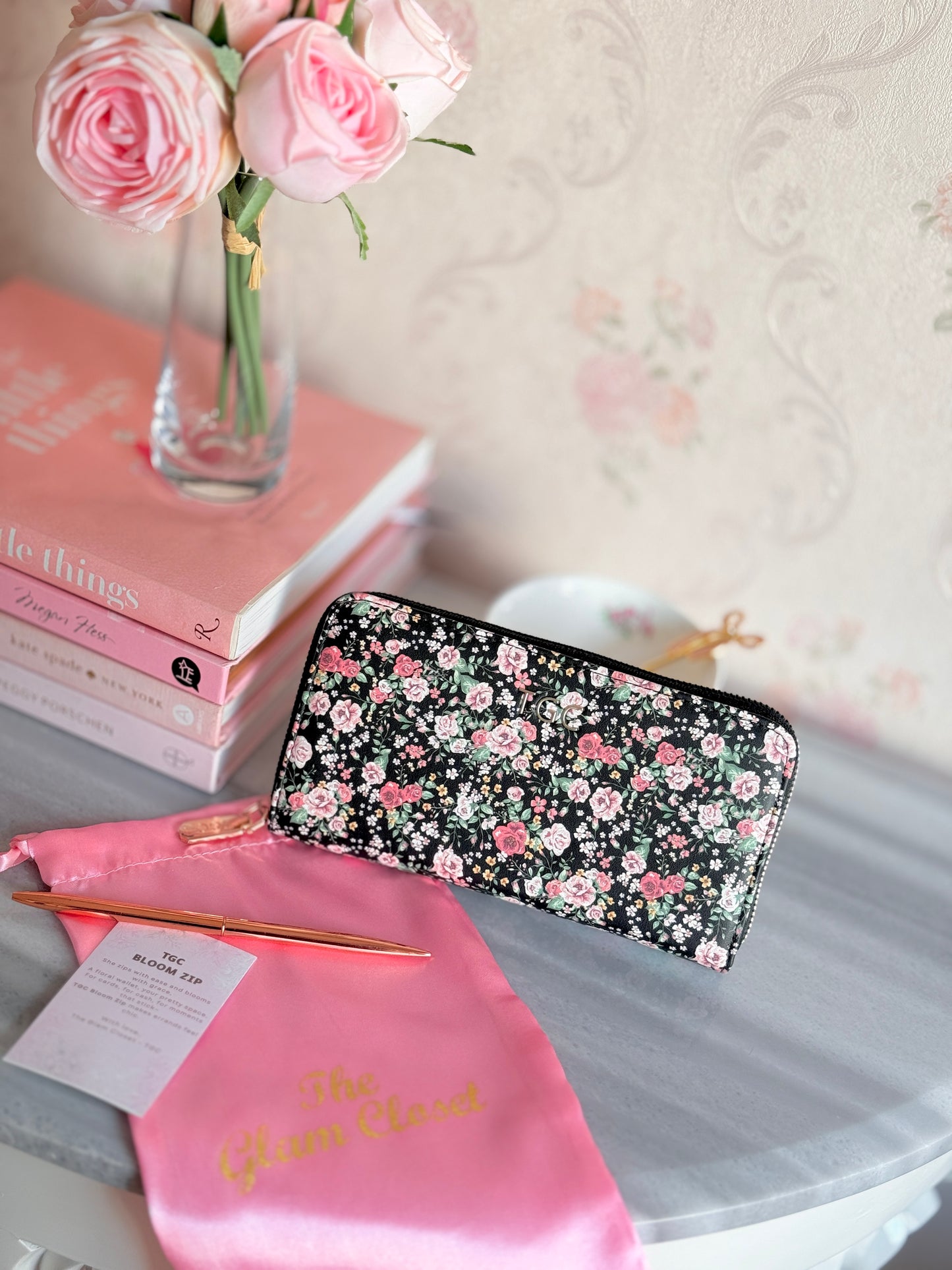TGC BloomZip Wallet (Black)
