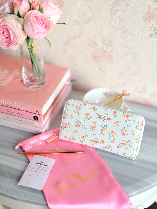 TGC BloomZip Wallet (White)