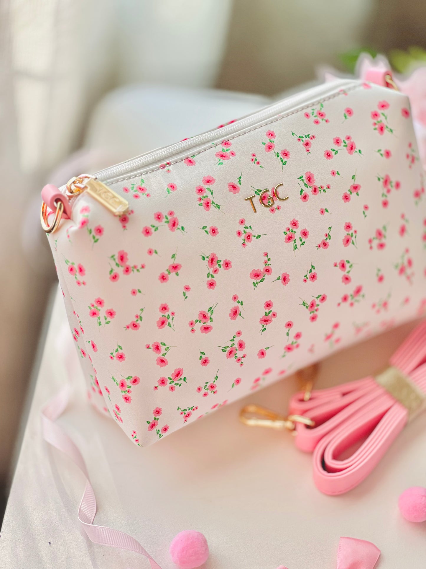 TGC Bowette Sling (White - Pink)