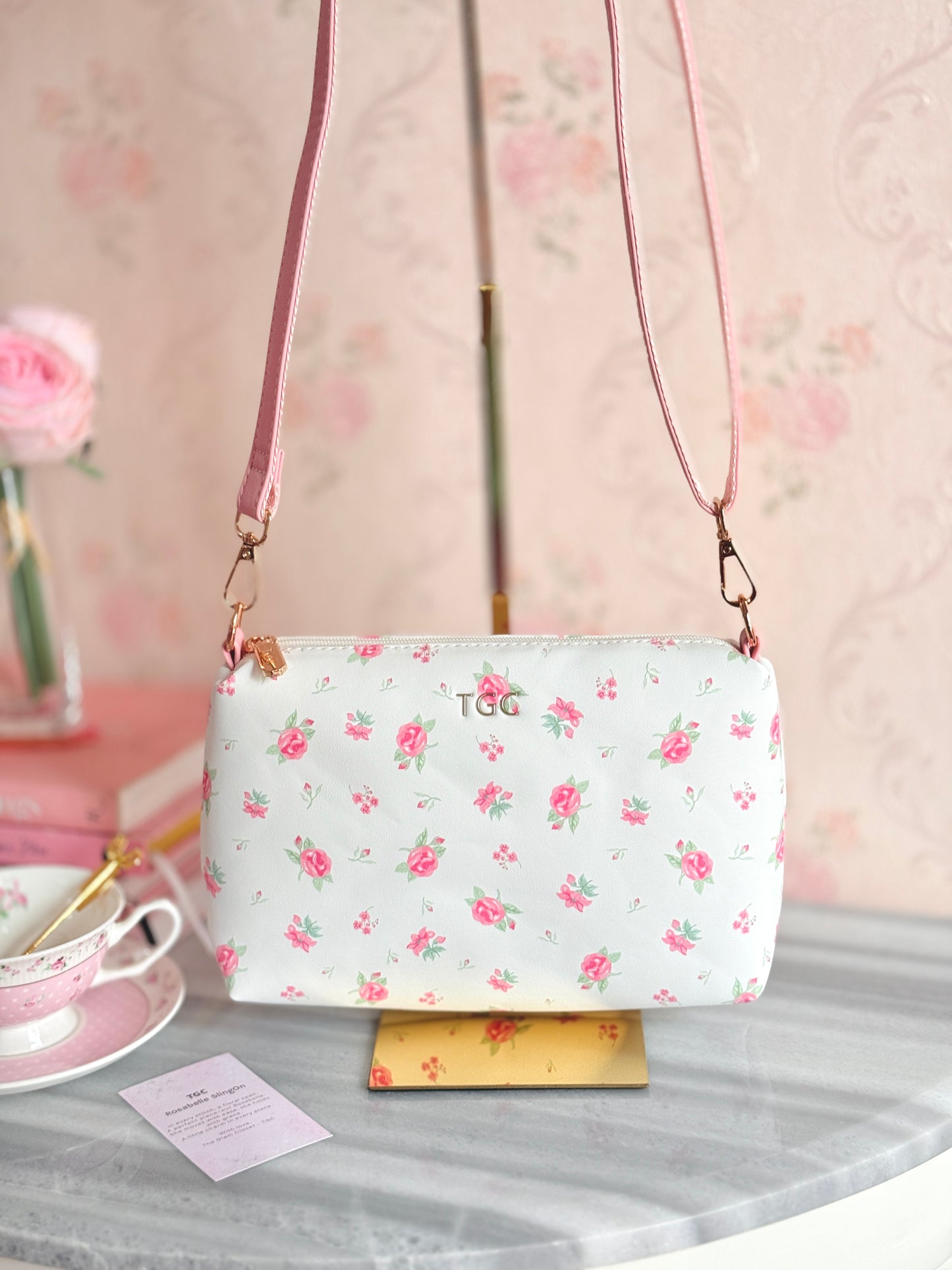 TGC Rosabelle SlingOn (White-Pink)