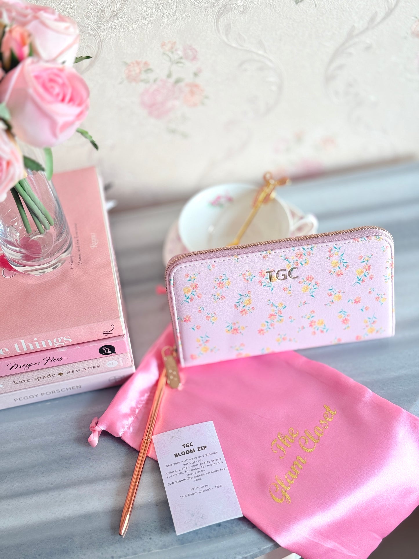 TGC BloomZip Wallet (Pink)