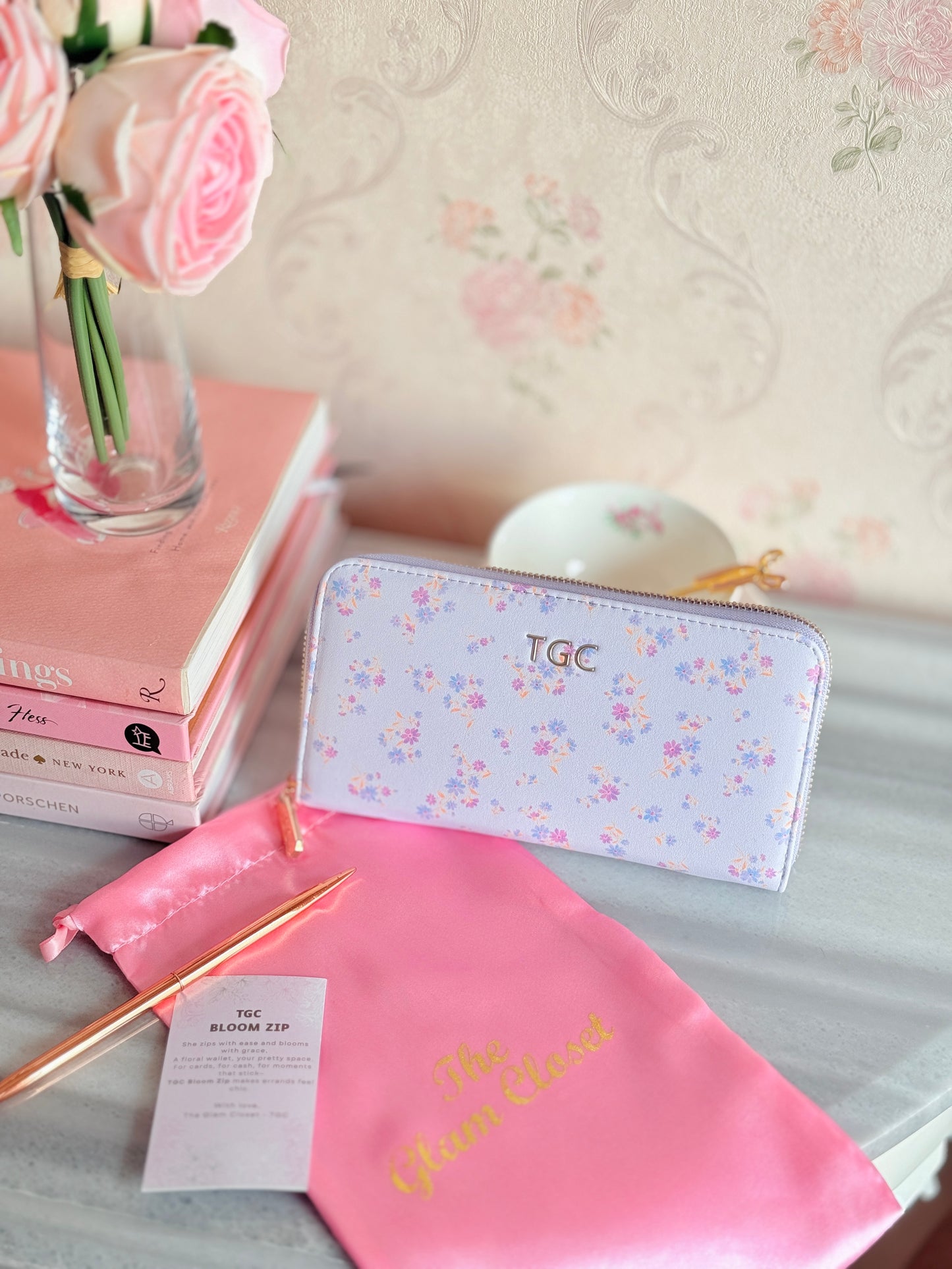 TGC BloomZip Wallet (Purple)