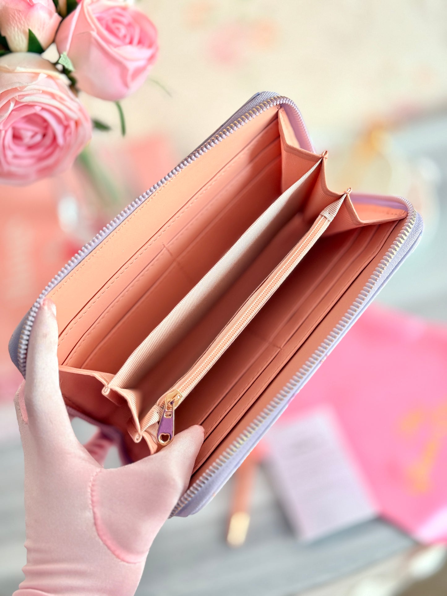 TGC BloomZip Wallet (Purple)