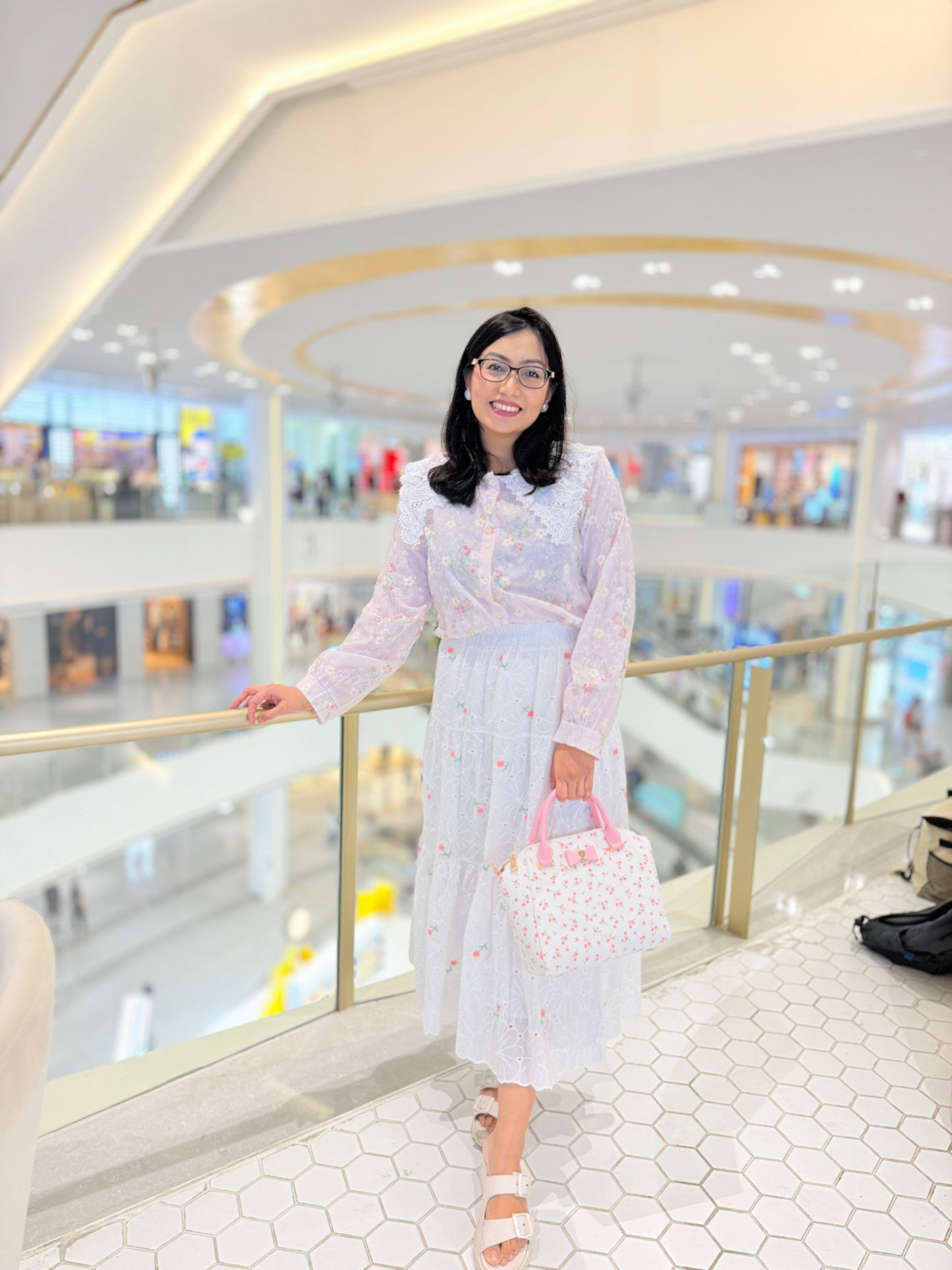 TGC Bow Belle (White-Pink)